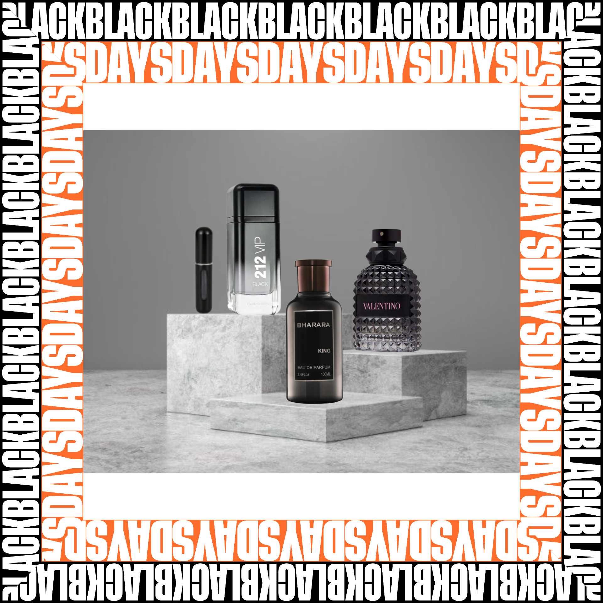 KIT 3 PERFUMES+ PERFUMERO BLACK DAYS